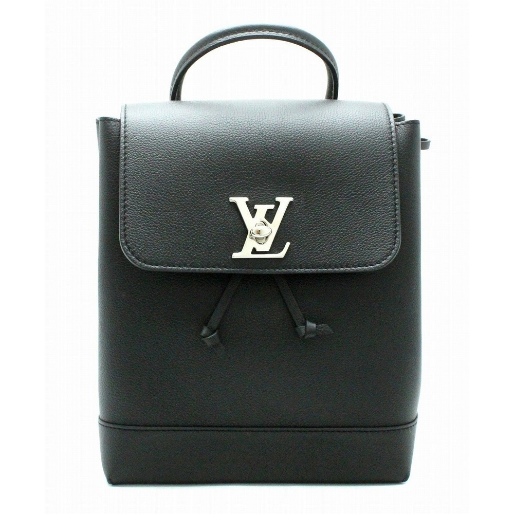 Louis Vuitton Rock Me Backpack Rucksack Calf Leather Black